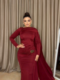 Maroon dress