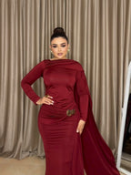 Maroon dress