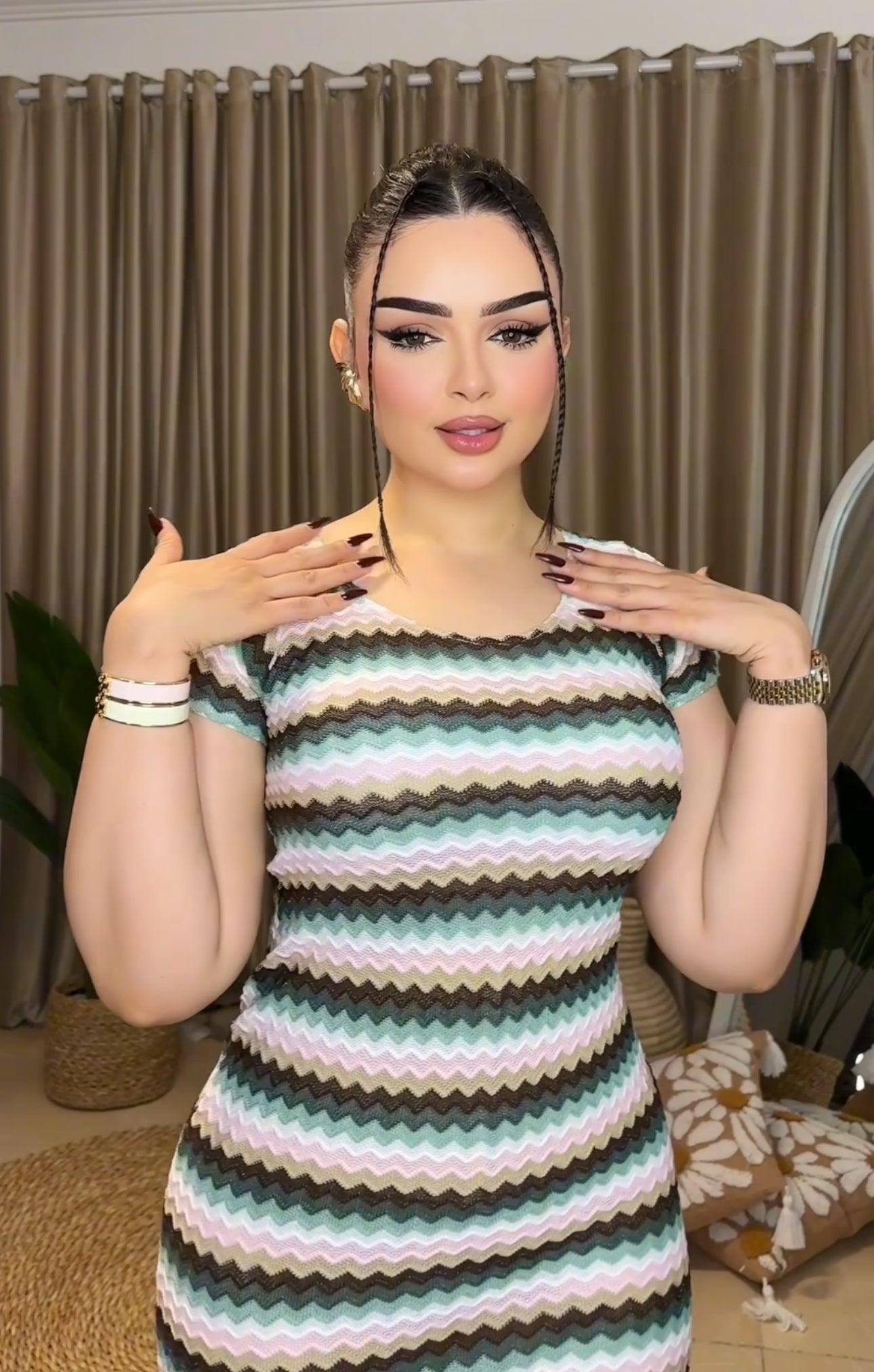 فستان تريكو ليكرا