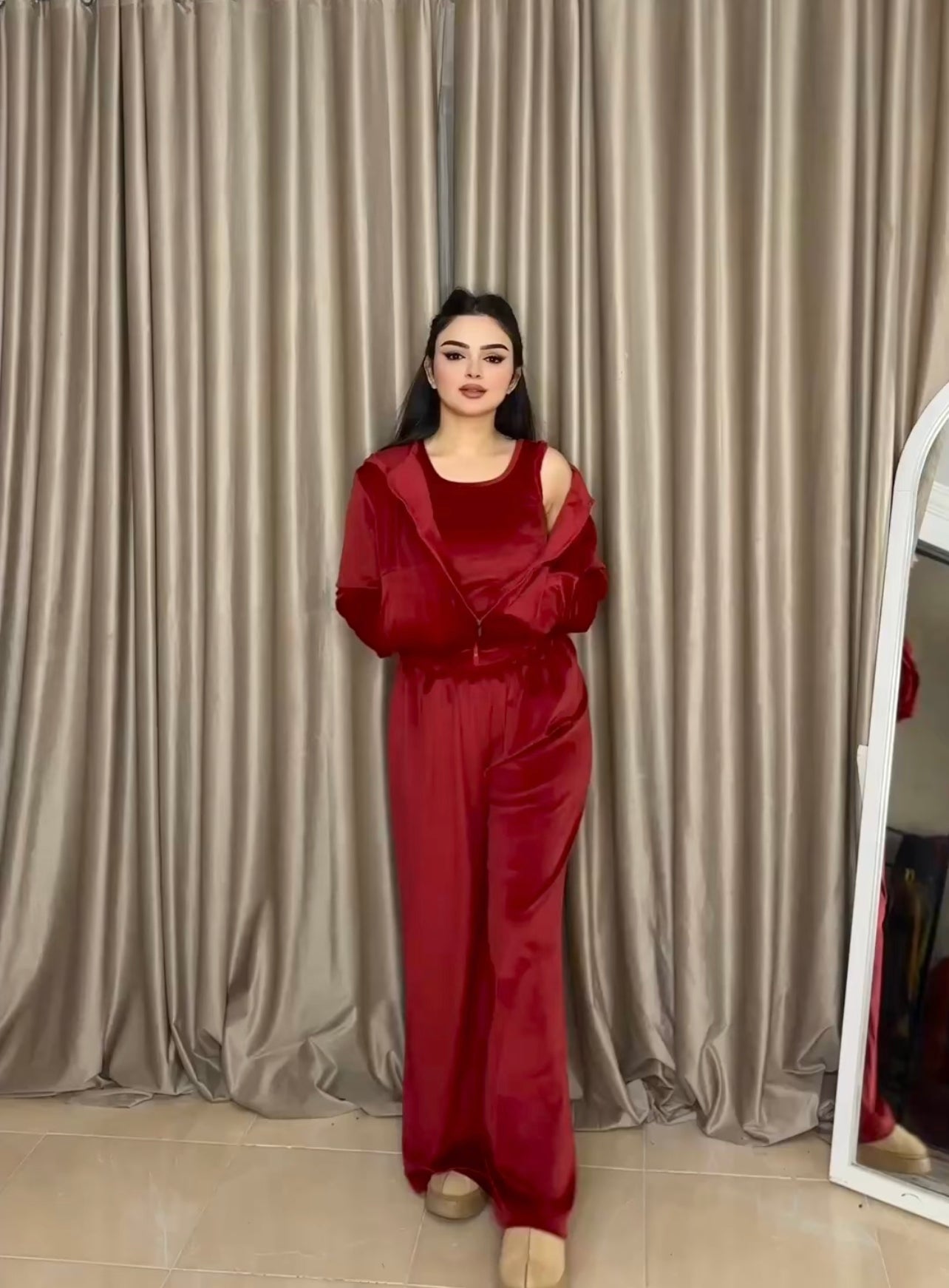 Velvet tracksuit