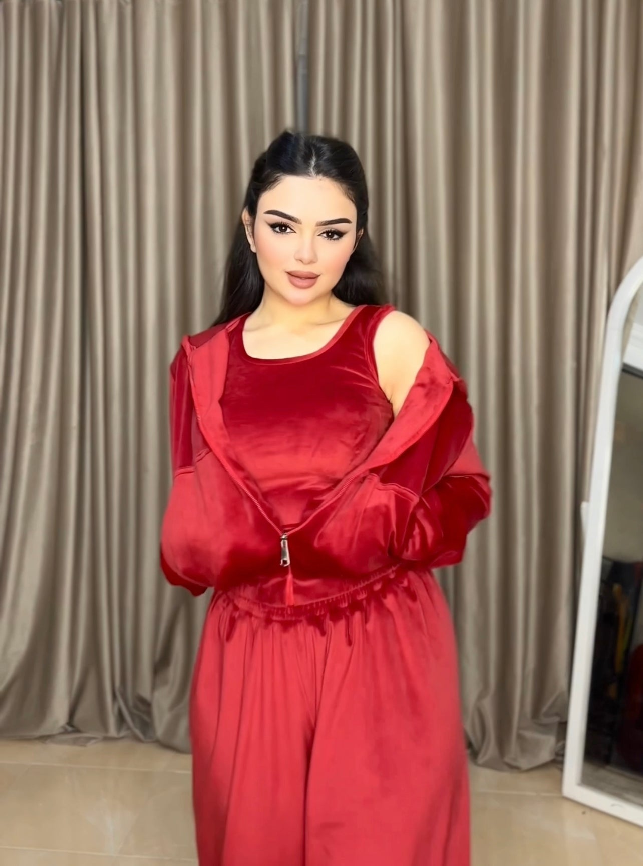 Velvet tracksuit
