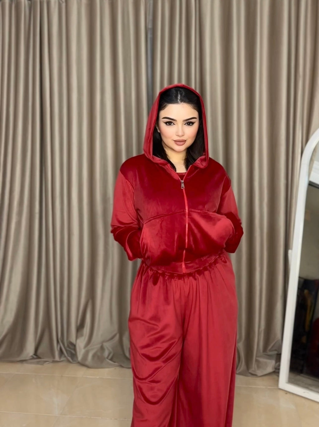 Velvet tracksuit