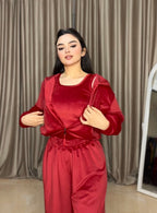Velvet tracksuit