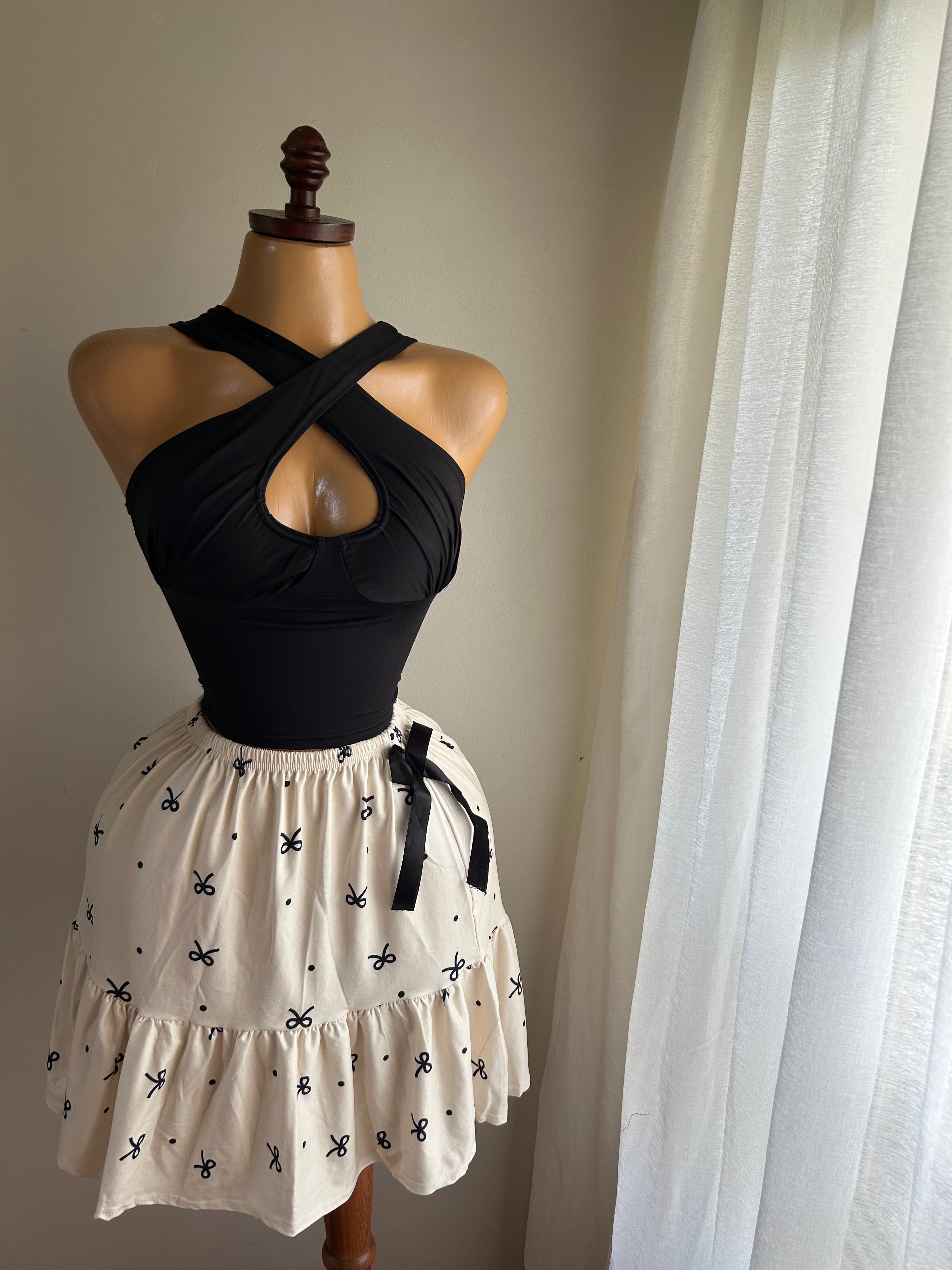 Floral skirt set