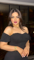 Short padded strapless dress