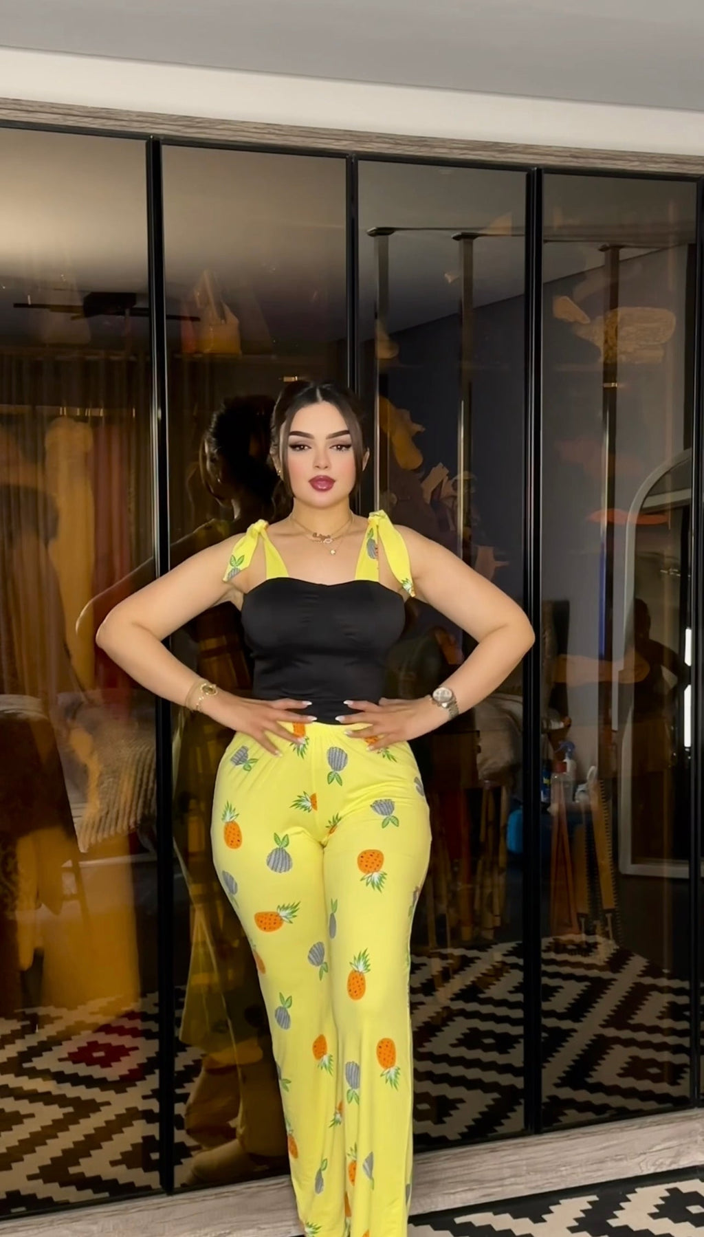 Pineapple yellow pajamas