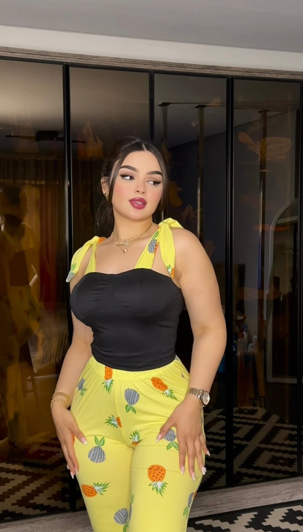 Pineapple yellow pajamas
