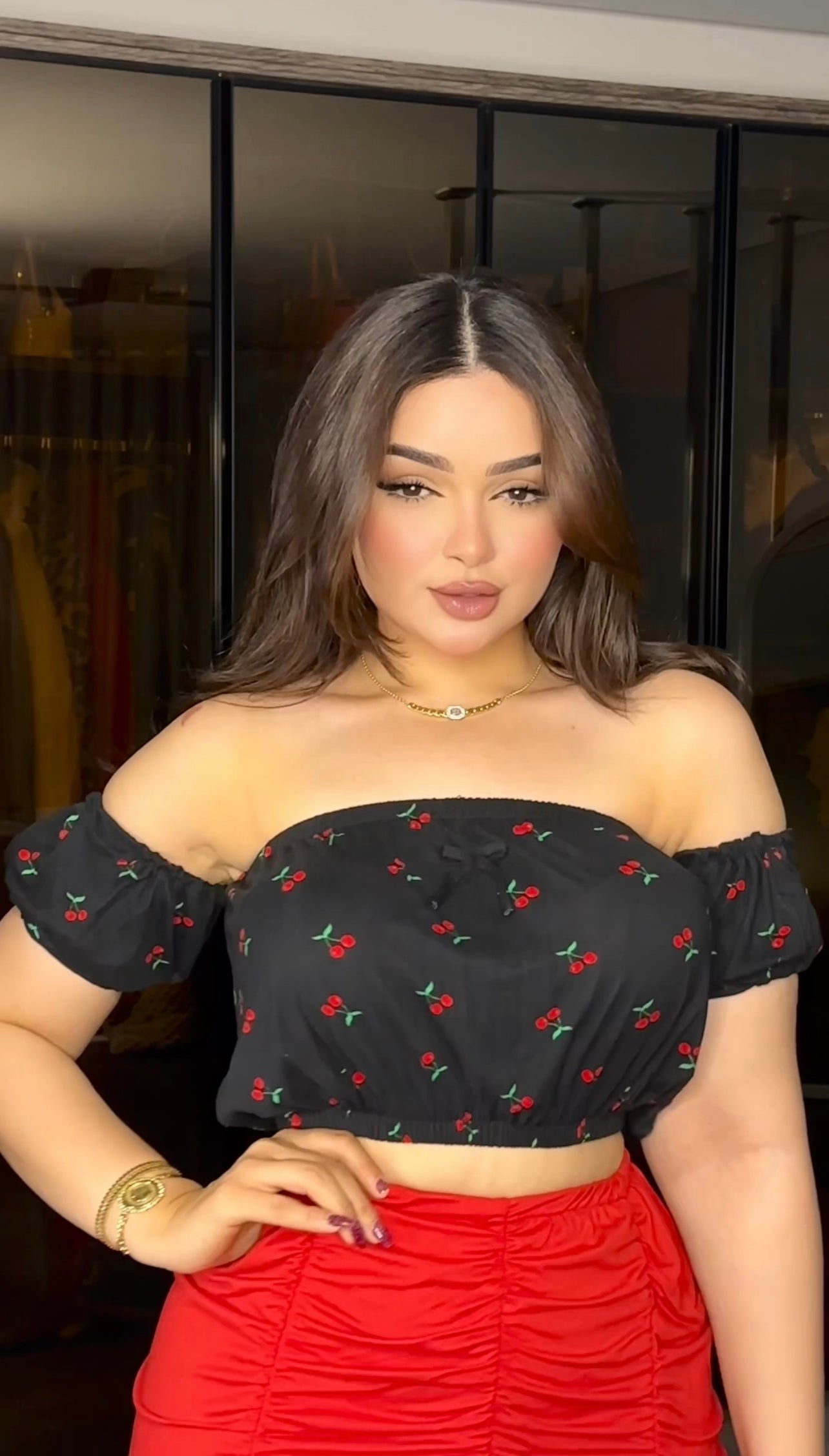 Black dress set