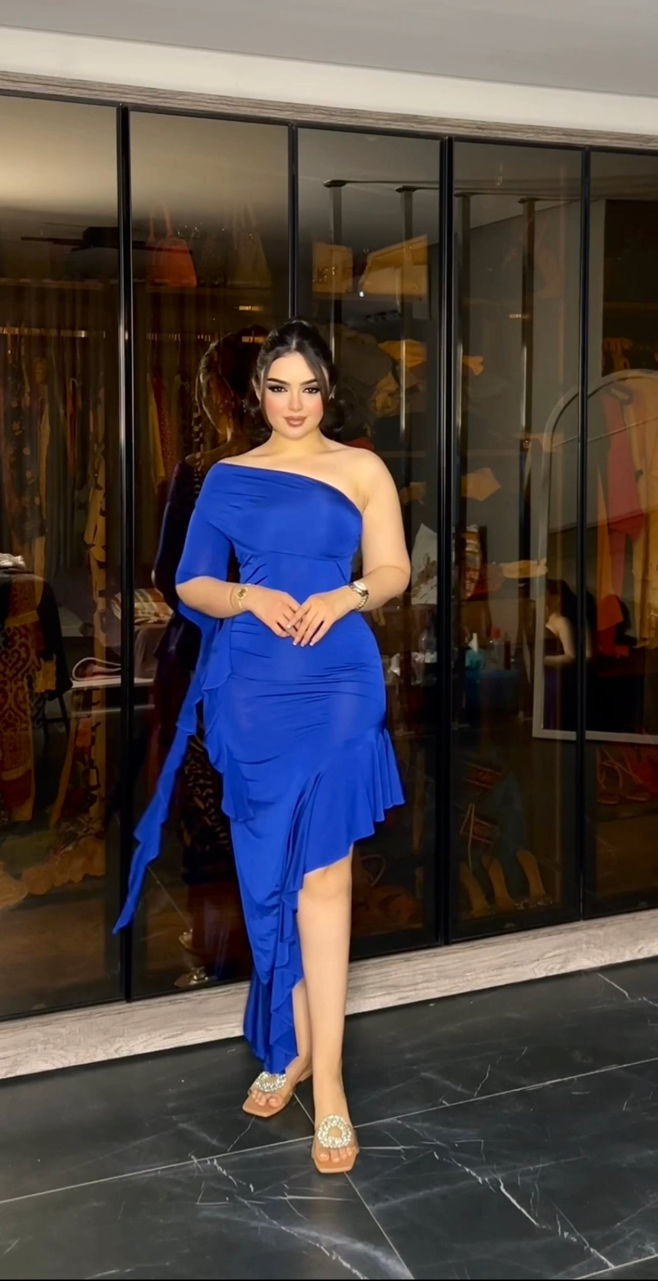 long-sleeved dress