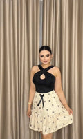 Floral skirt set