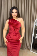 Velvet skirt and top set