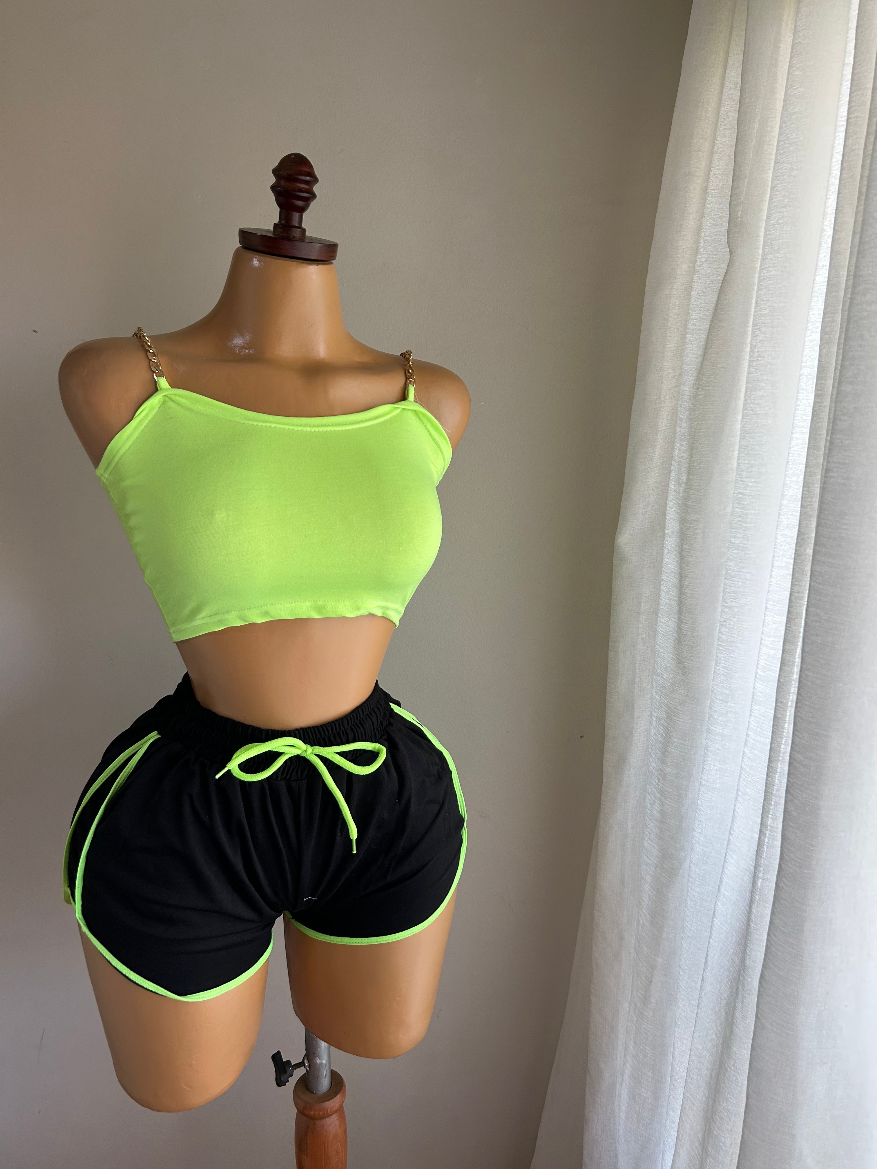 Chain shorts set