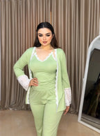 mint lace pajama