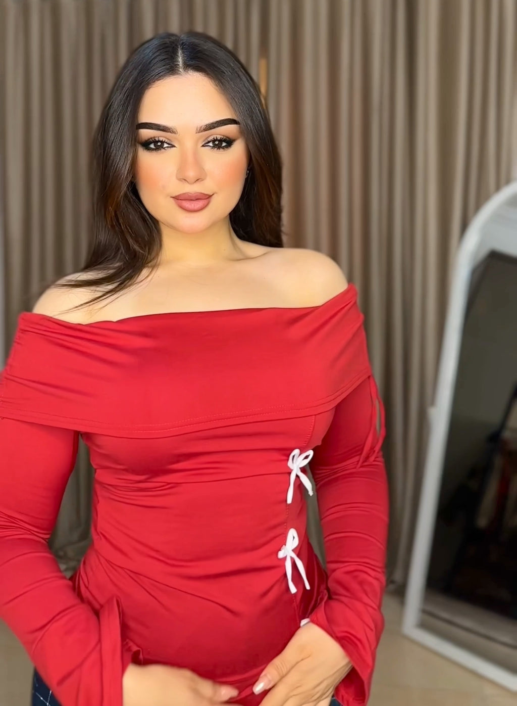 red pajama set