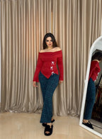 red pajama set
