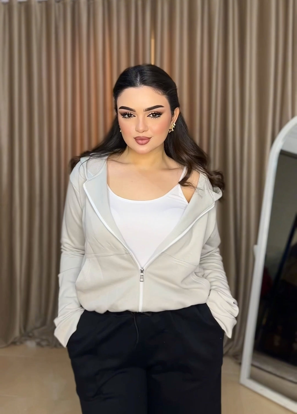 black tracksuit