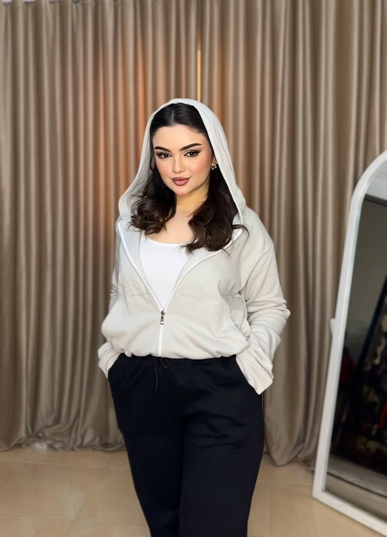 black tracksuit