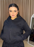 black tracksuit