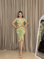 Floral print cash