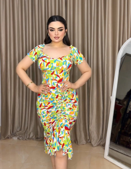 Floral print cash