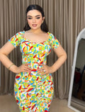 Floral print cash